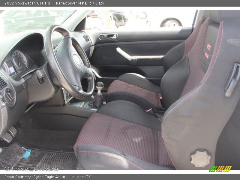 Reflex Silver Metallic / Black 2002 Volkswagen GTI 1.8T