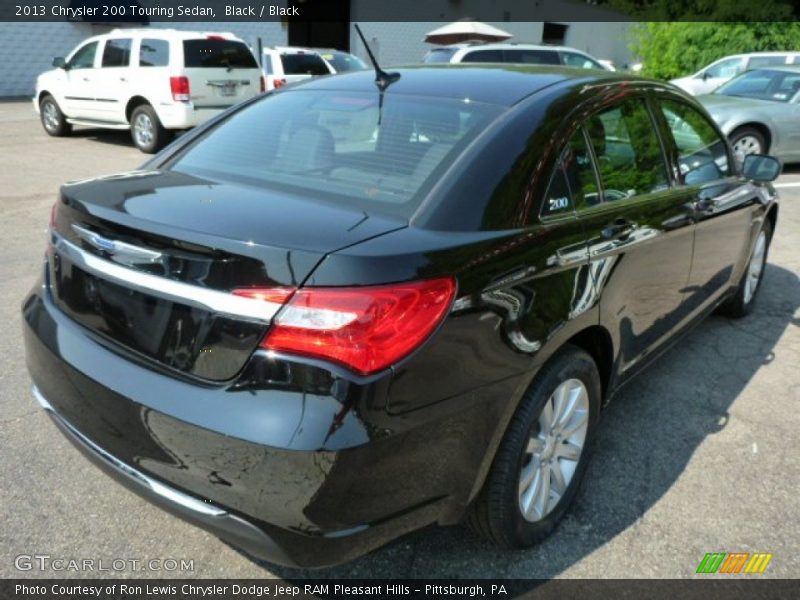 Black / Black 2013 Chrysler 200 Touring Sedan