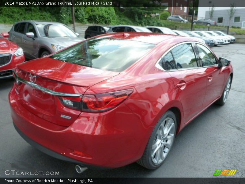 Soul Red Mica / Sand 2014 Mazda MAZDA6 Grand Touring