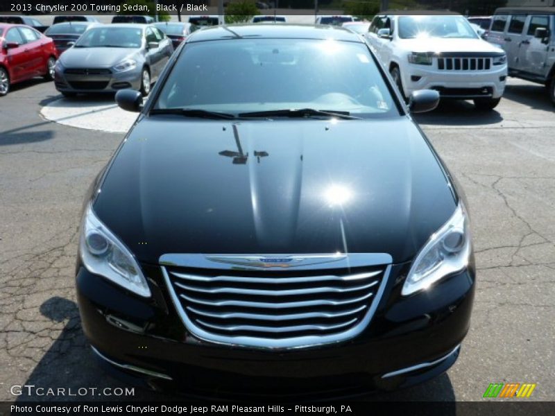 Black / Black 2013 Chrysler 200 Touring Sedan
