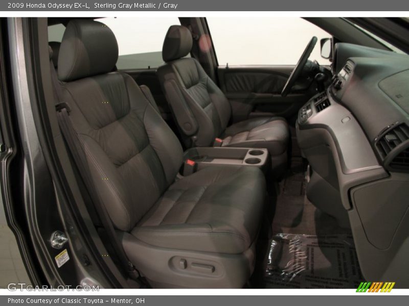 Sterling Gray Metallic / Gray 2009 Honda Odyssey EX-L