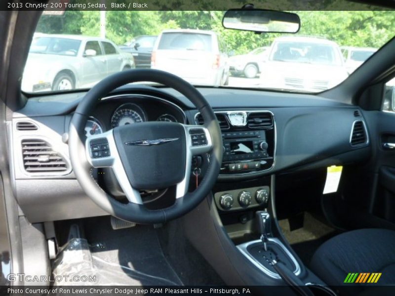 Black / Black 2013 Chrysler 200 Touring Sedan