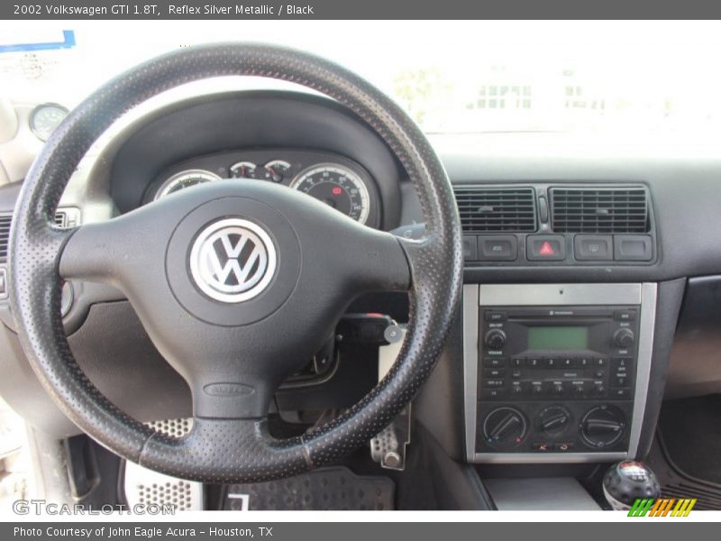 Reflex Silver Metallic / Black 2002 Volkswagen GTI 1.8T