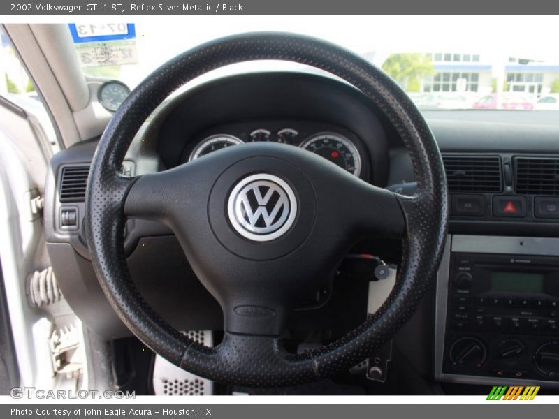 Reflex Silver Metallic / Black 2002 Volkswagen GTI 1.8T