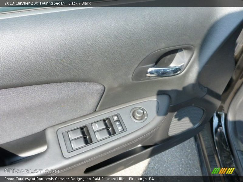 Black / Black 2013 Chrysler 200 Touring Sedan