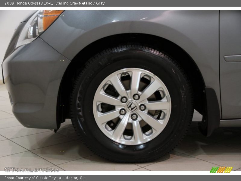 Sterling Gray Metallic / Gray 2009 Honda Odyssey EX-L