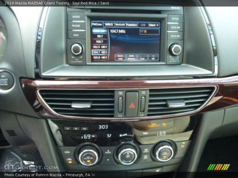Soul Red Mica / Sand 2014 Mazda MAZDA6 Grand Touring