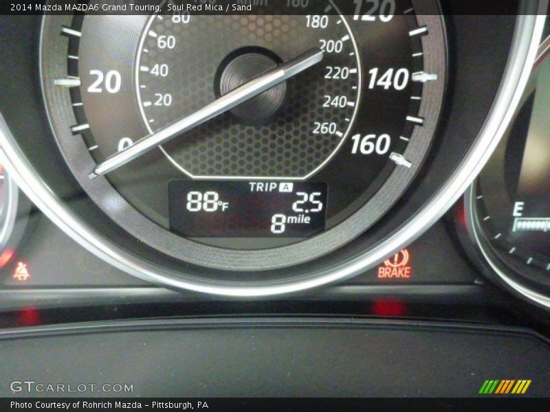 Soul Red Mica / Sand 2014 Mazda MAZDA6 Grand Touring