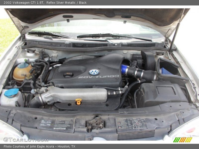 Reflex Silver Metallic / Black 2002 Volkswagen GTI 1.8T