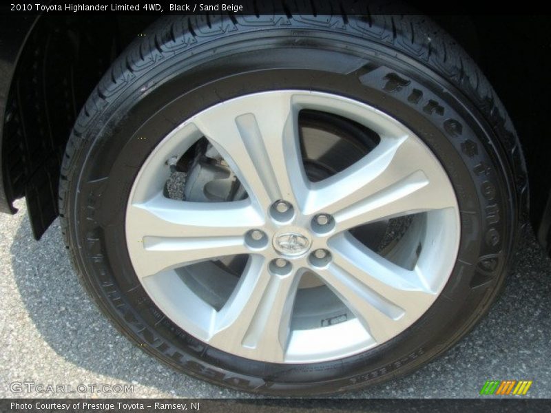 Black / Sand Beige 2010 Toyota Highlander Limited 4WD