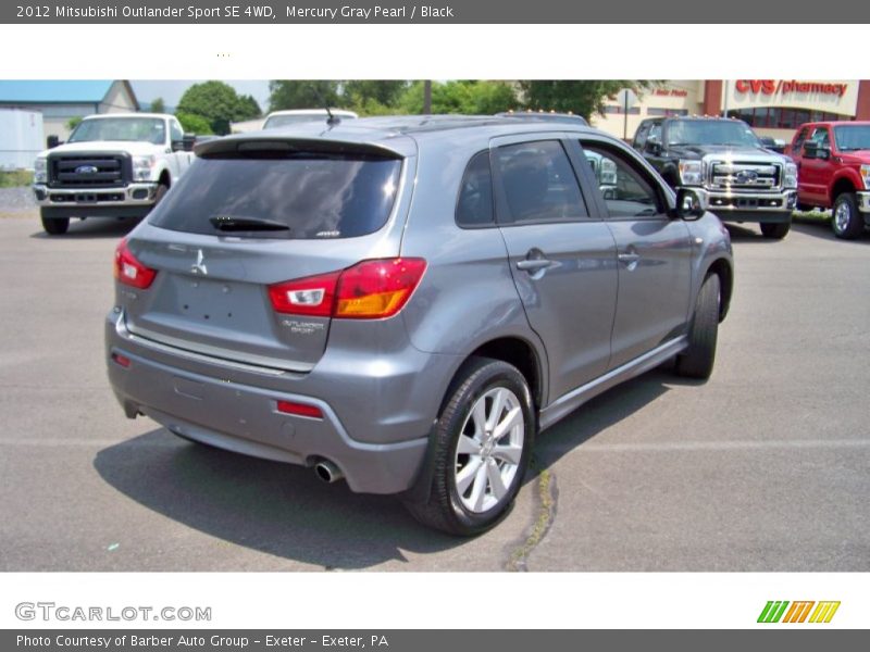 Mercury Gray Pearl / Black 2012 Mitsubishi Outlander Sport SE 4WD