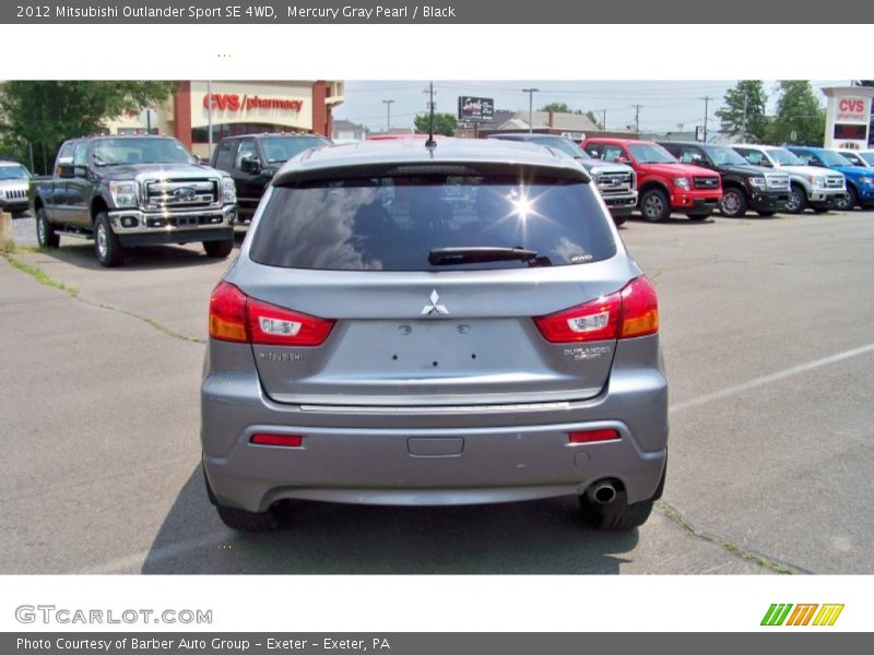 Mercury Gray Pearl / Black 2012 Mitsubishi Outlander Sport SE 4WD