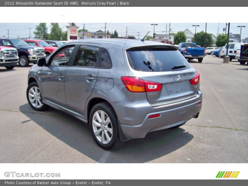 Mercury Gray Pearl / Black 2012 Mitsubishi Outlander Sport SE 4WD
