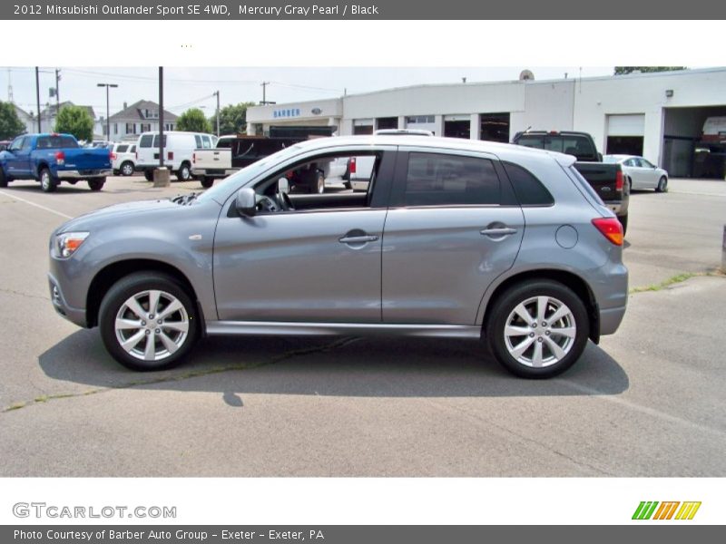 Mercury Gray Pearl / Black 2012 Mitsubishi Outlander Sport SE 4WD