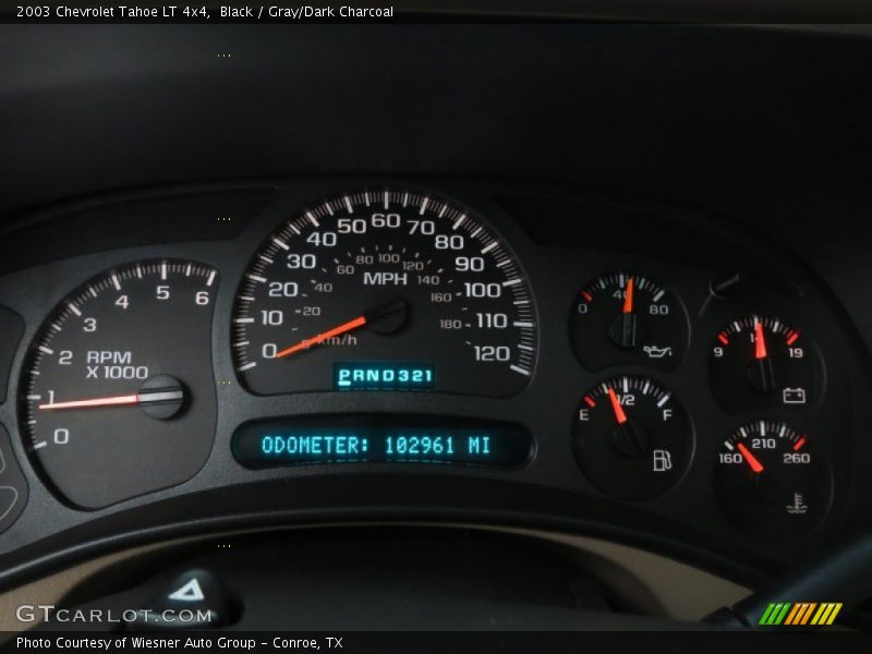Black / Gray/Dark Charcoal 2003 Chevrolet Tahoe LT 4x4