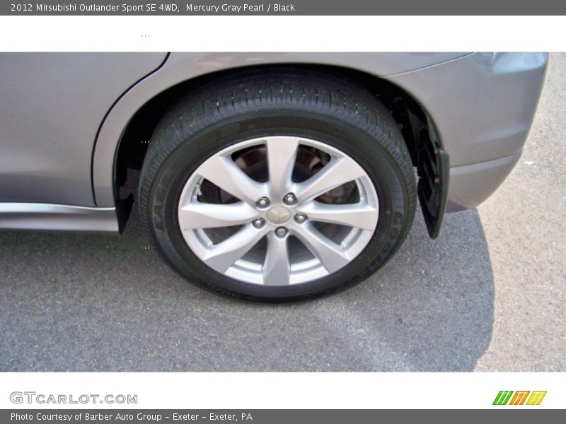 Mercury Gray Pearl / Black 2012 Mitsubishi Outlander Sport SE 4WD
