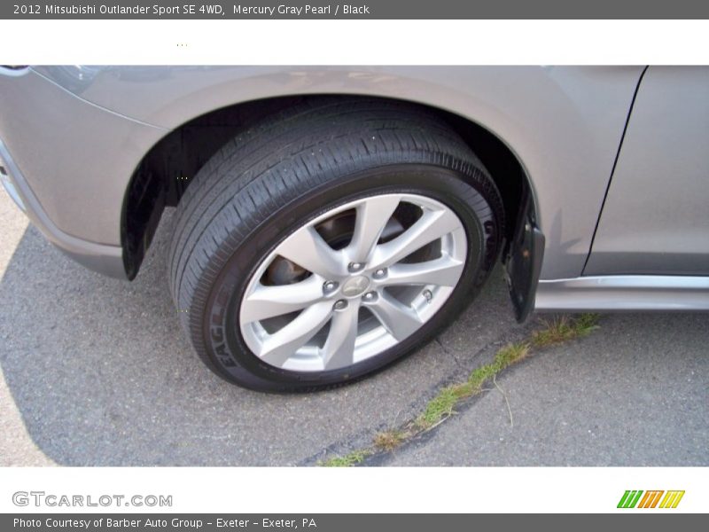Mercury Gray Pearl / Black 2012 Mitsubishi Outlander Sport SE 4WD