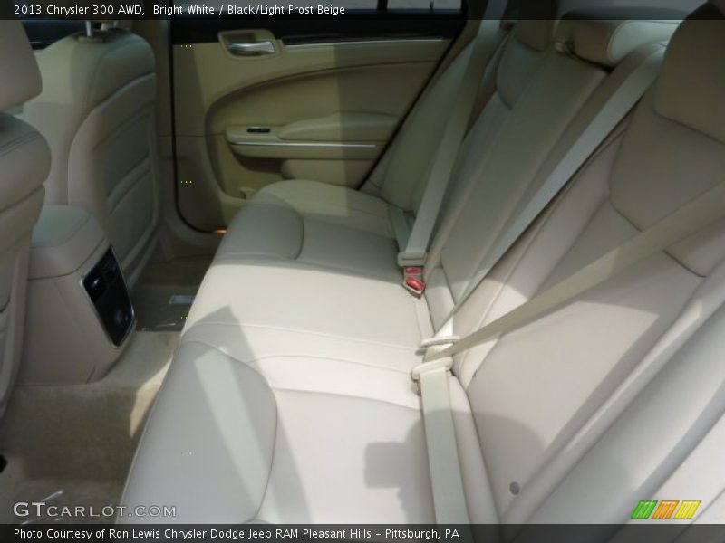 Bright White / Black/Light Frost Beige 2013 Chrysler 300 AWD