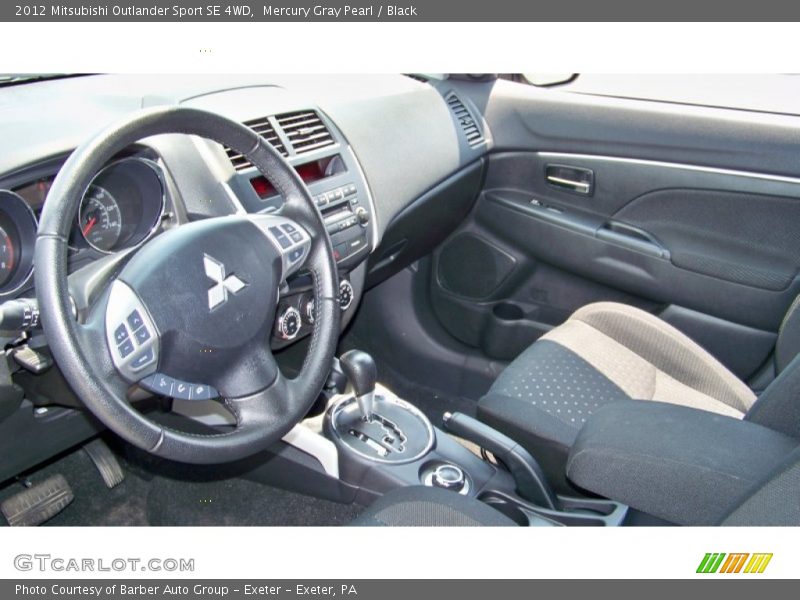 Mercury Gray Pearl / Black 2012 Mitsubishi Outlander Sport SE 4WD