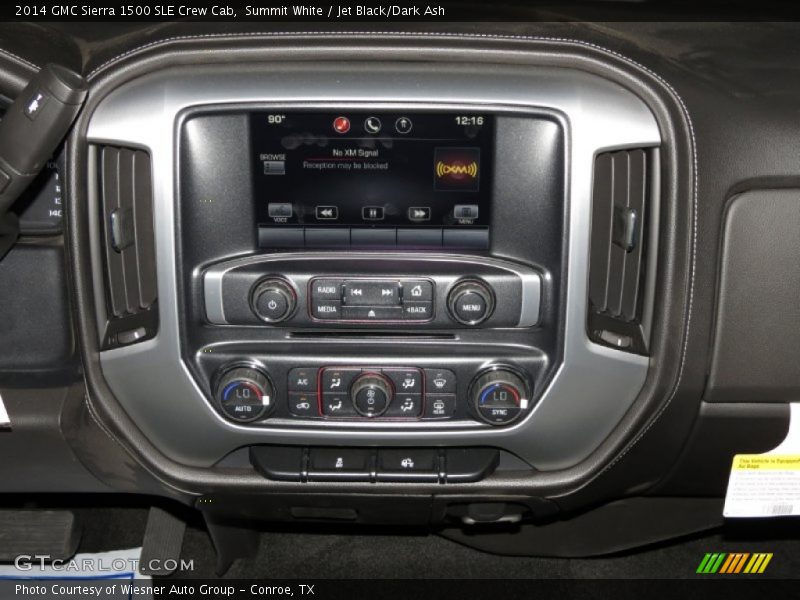 Controls of 2014 Sierra 1500 SLE Crew Cab