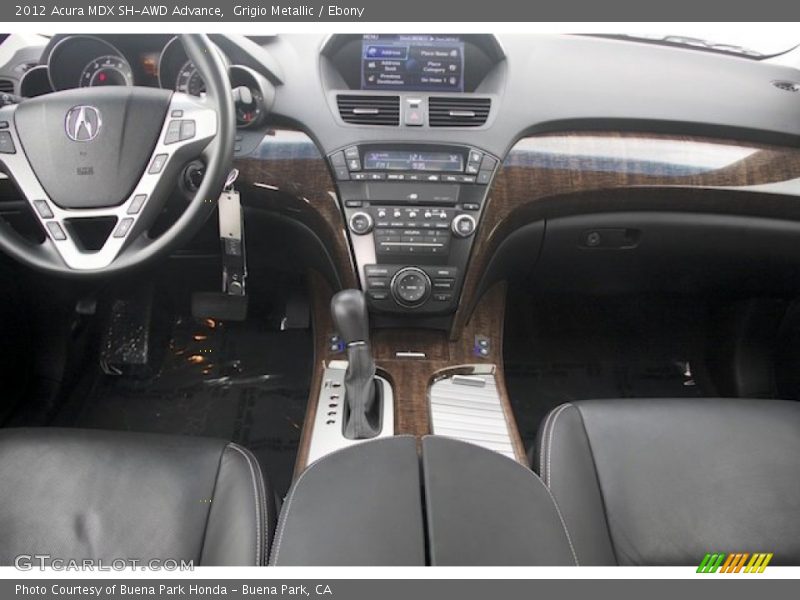 Grigio Metallic / Ebony 2012 Acura MDX SH-AWD Advance