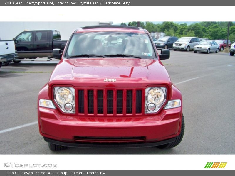 Inferno Red Crystal Pearl / Dark Slate Gray 2010 Jeep Liberty Sport 4x4