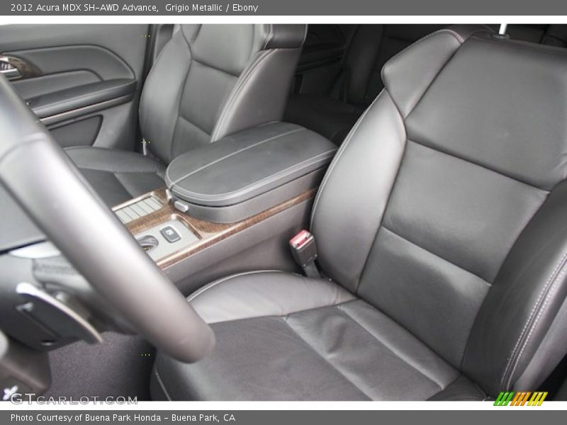 Grigio Metallic / Ebony 2012 Acura MDX SH-AWD Advance