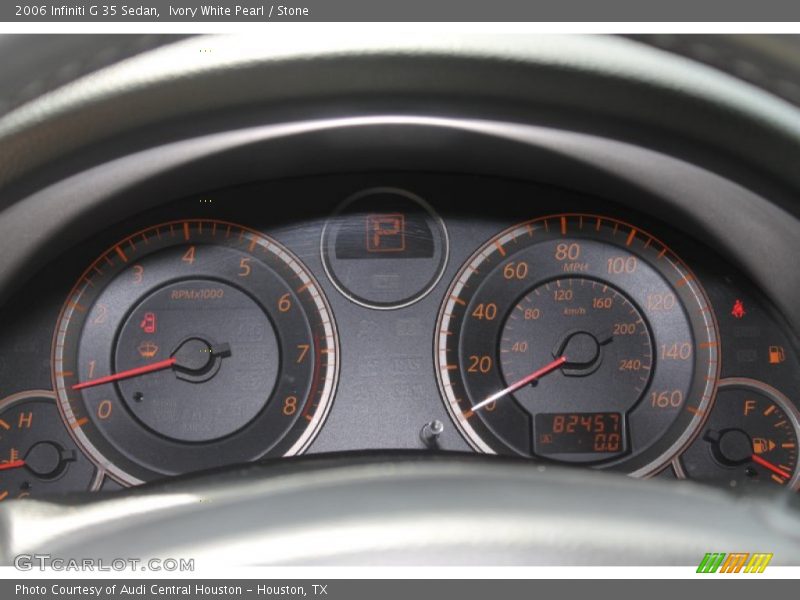 Ivory White Pearl / Stone 2006 Infiniti G 35 Sedan