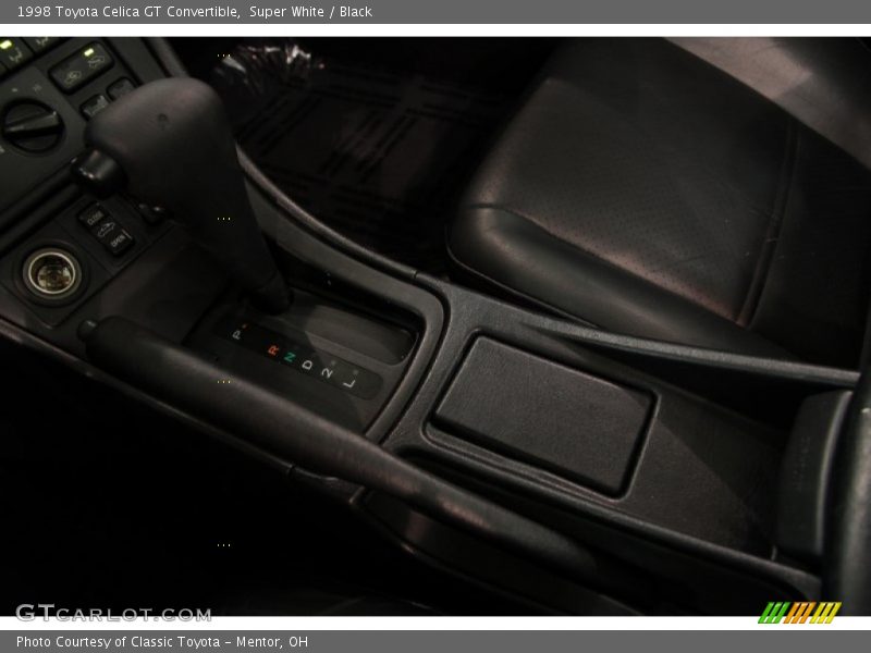 Super White / Black 1998 Toyota Celica GT Convertible