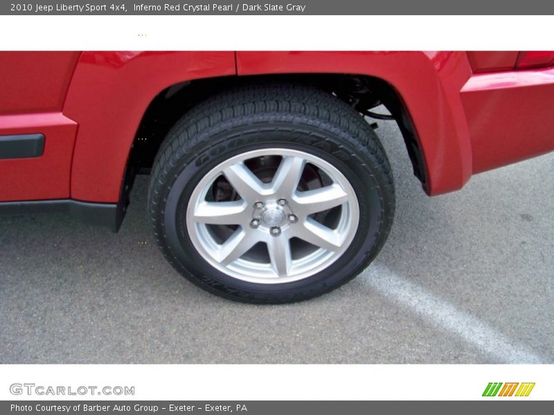 Inferno Red Crystal Pearl / Dark Slate Gray 2010 Jeep Liberty Sport 4x4