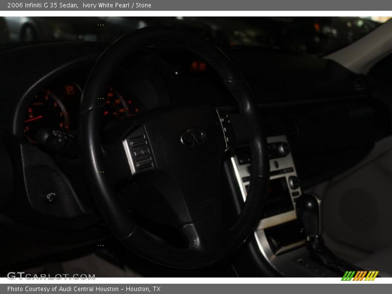 Ivory White Pearl / Stone 2006 Infiniti G 35 Sedan