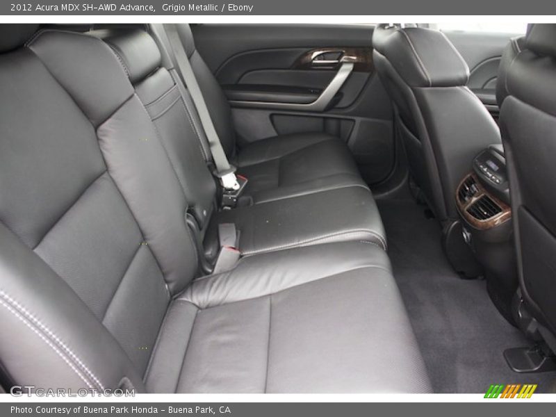Grigio Metallic / Ebony 2012 Acura MDX SH-AWD Advance