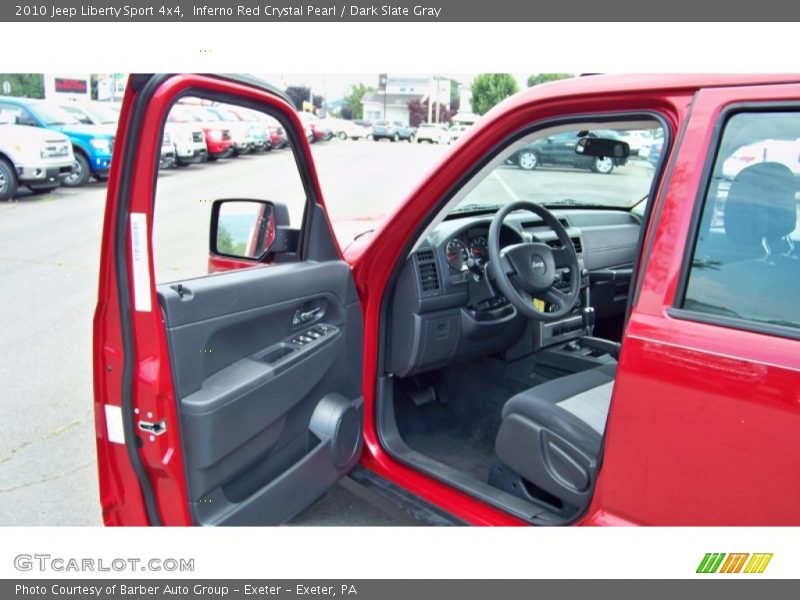 Inferno Red Crystal Pearl / Dark Slate Gray 2010 Jeep Liberty Sport 4x4
