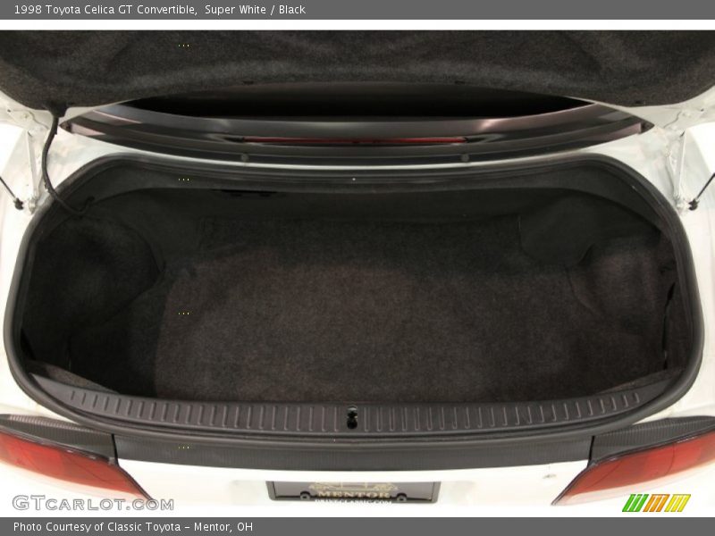 Super White / Black 1998 Toyota Celica GT Convertible
