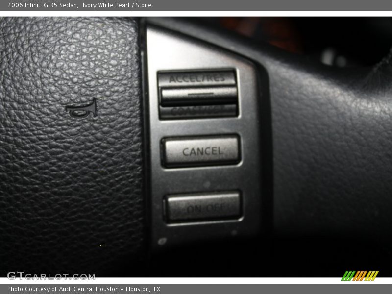 Ivory White Pearl / Stone 2006 Infiniti G 35 Sedan