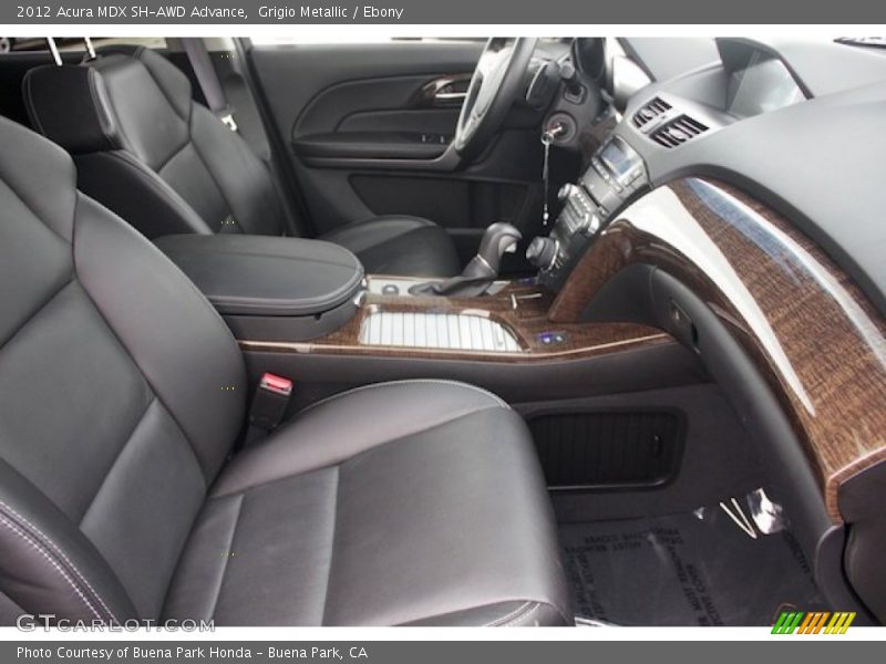 Grigio Metallic / Ebony 2012 Acura MDX SH-AWD Advance
