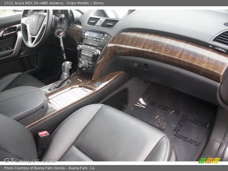 Grigio Metallic / Ebony 2012 Acura MDX SH-AWD Advance