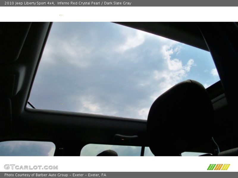 Inferno Red Crystal Pearl / Dark Slate Gray 2010 Jeep Liberty Sport 4x4