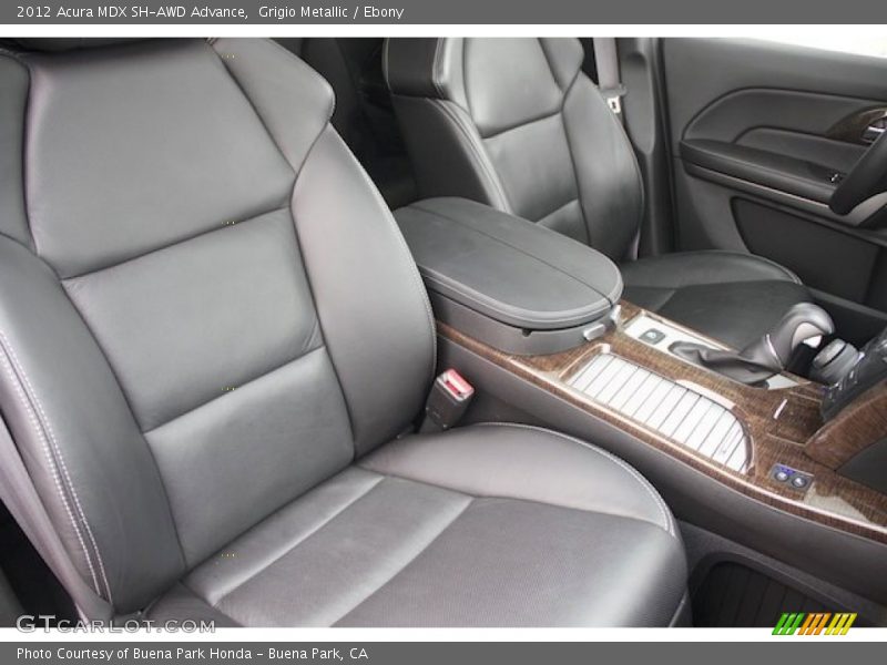 Grigio Metallic / Ebony 2012 Acura MDX SH-AWD Advance