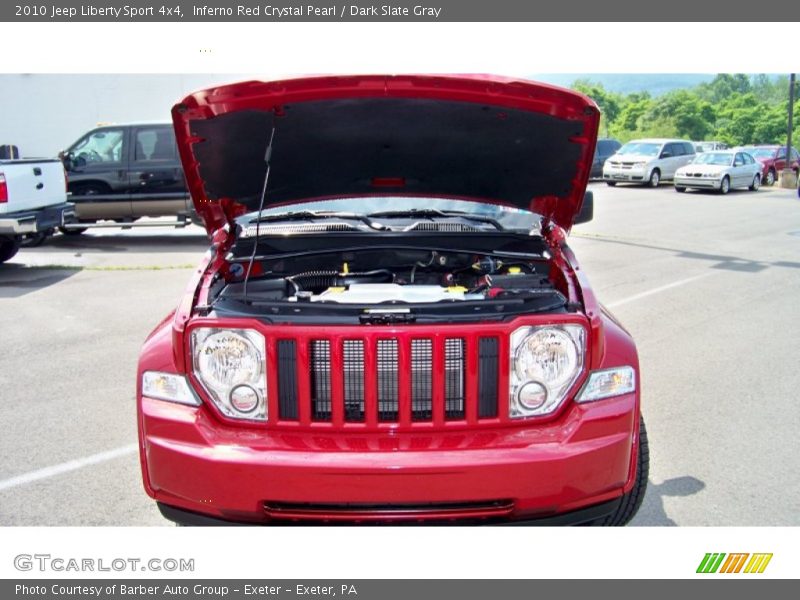 Inferno Red Crystal Pearl / Dark Slate Gray 2010 Jeep Liberty Sport 4x4