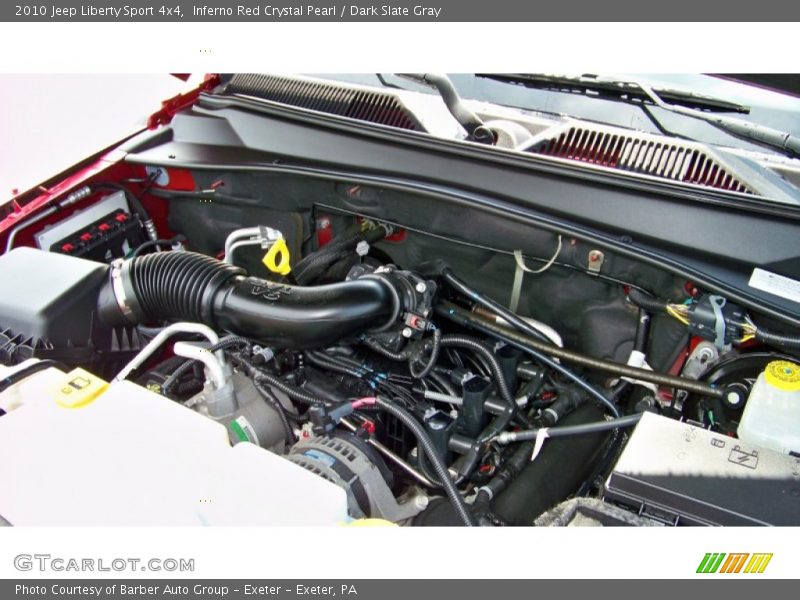 Inferno Red Crystal Pearl / Dark Slate Gray 2010 Jeep Liberty Sport 4x4
