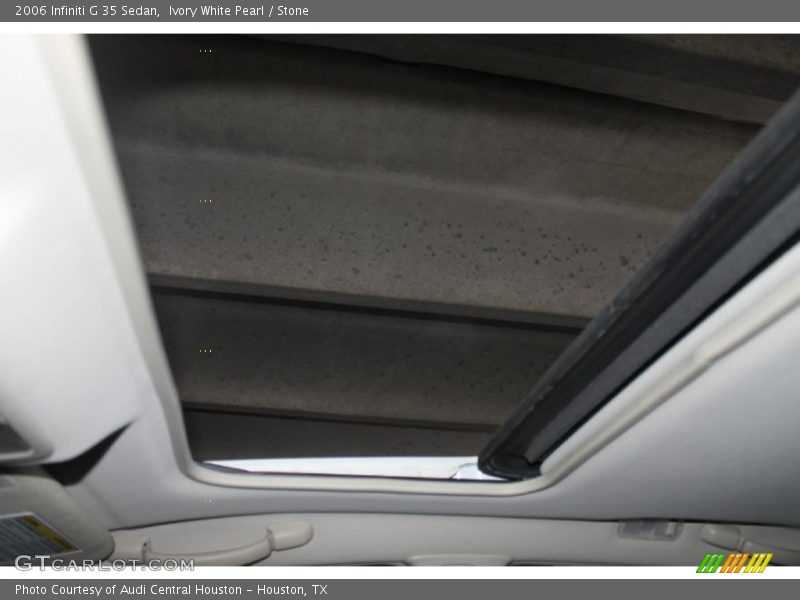 Ivory White Pearl / Stone 2006 Infiniti G 35 Sedan