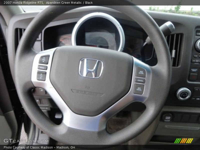 Aberdeen Green Metallic / Black 2007 Honda Ridgeline RTS