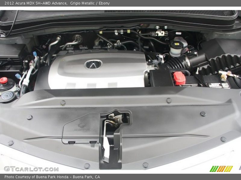 Grigio Metallic / Ebony 2012 Acura MDX SH-AWD Advance