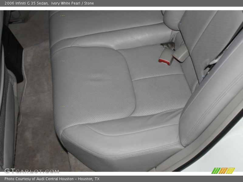 Ivory White Pearl / Stone 2006 Infiniti G 35 Sedan