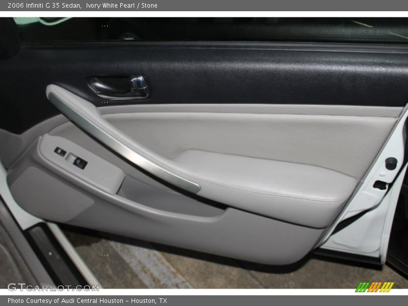 Ivory White Pearl / Stone 2006 Infiniti G 35 Sedan