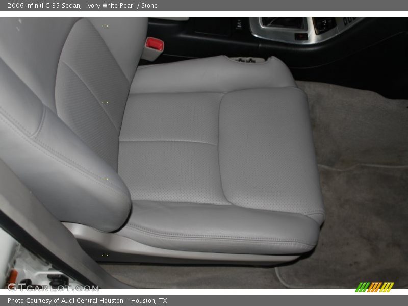 Ivory White Pearl / Stone 2006 Infiniti G 35 Sedan