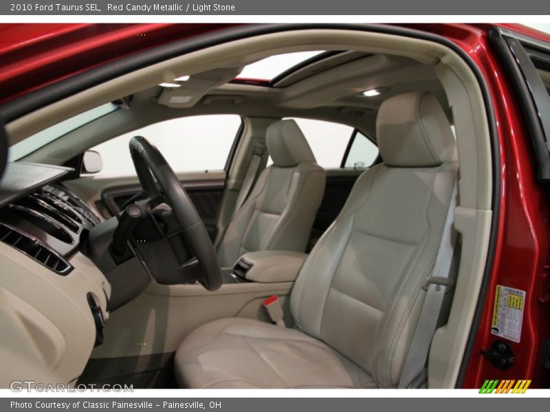 Front Seat of 2010 Taurus SEL