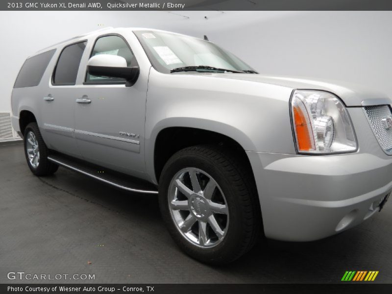 Quicksilver Metallic / Ebony 2013 GMC Yukon XL Denali AWD