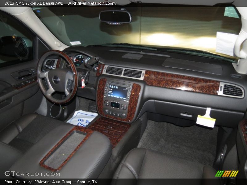 Quicksilver Metallic / Ebony 2013 GMC Yukon XL Denali AWD
